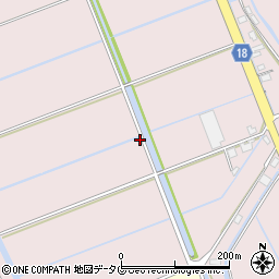 福岡県柳川市大浜町2317周辺の地図