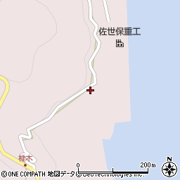 長崎県佐世保市庵浦町384周辺の地図