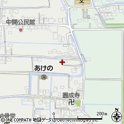 福岡県柳川市大和町明野845周辺の地図