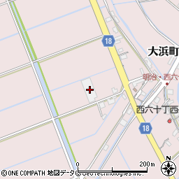 福岡県柳川市大浜町2277周辺の地図