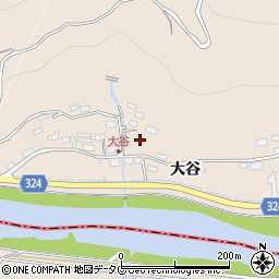 佐賀県杵島郡白石町大谷周辺の地図