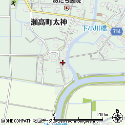 福岡県みやま市瀬高町太神910周辺の地図