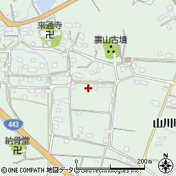福岡県みやま市山川町尾野1302周辺の地図