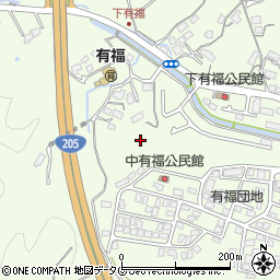 長崎県佐世保市有福町602周辺の地図