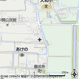 福岡県柳川市大和町明野828周辺の地図