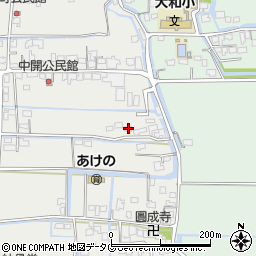 福岡県柳川市大和町明野815周辺の地図