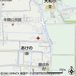 福岡県柳川市大和町明野824周辺の地図