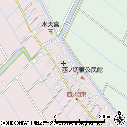 福岡県柳川市大浜町613周辺の地図