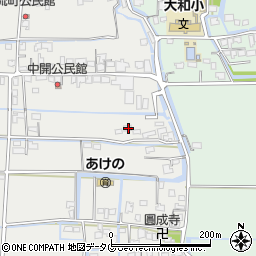 福岡県柳川市大和町明野812周辺の地図