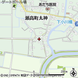 福岡県みやま市瀬高町太神941周辺の地図
