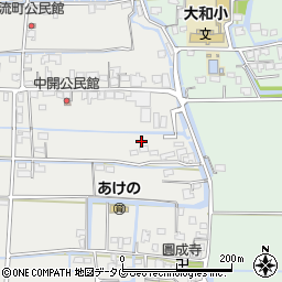 福岡県柳川市大和町明野809周辺の地図