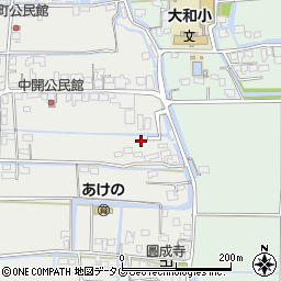 福岡県柳川市大和町明野817周辺の地図