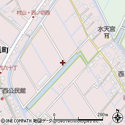 福岡県柳川市大浜町677周辺の地図