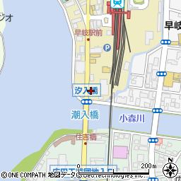 リンガーハット佐世保早岐駅前店周辺の地図