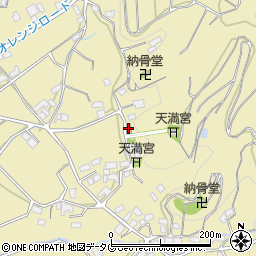 屋敷公民館周辺の地図