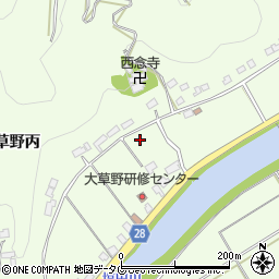 佐賀県嬉野市塩田町大字大草野丙周辺の地図