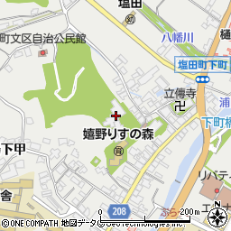 本應寺周辺の地図