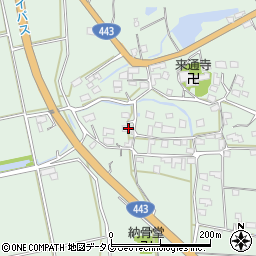 福岡県みやま市山川町尾野963周辺の地図