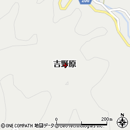 大分県大分市吉野原周辺の地図