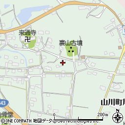 福岡県みやま市山川町尾野878周辺の地図