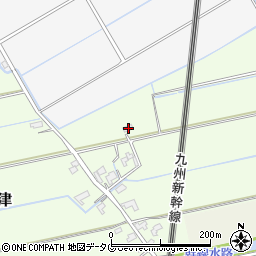 福岡県みやま市高田町海津462周辺の地図