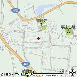 福岡県みやま市山川町尾野939周辺の地図