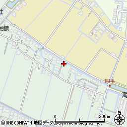 福岡県柳川市有明町1102-23周辺の地図