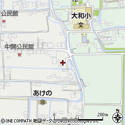 福岡県柳川市大和町明野729周辺の地図