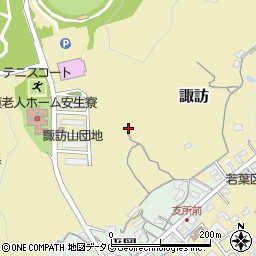 大分県臼杵市諏訪周辺の地図