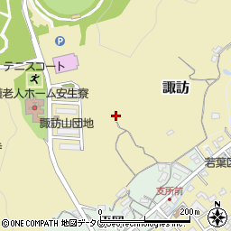 大分県臼杵市諏訪周辺の地図