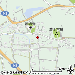 福岡県みやま市山川町尾野909周辺の地図