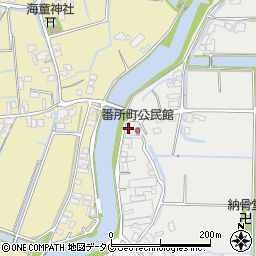 福岡県柳川市大和町明野1206周辺の地図