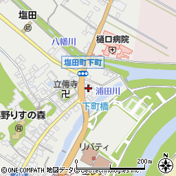 吉富鮮魚店周辺の地図