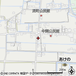 福岡県柳川市大和町明野697周辺の地図