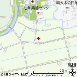 福岡県みやま市高田町海津256周辺の地図
