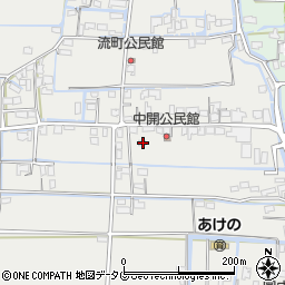 福岡県柳川市大和町明野702周辺の地図