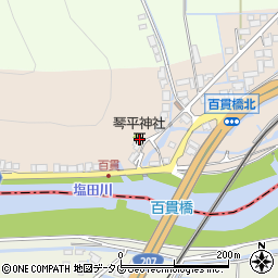 琴平神社周辺の地図