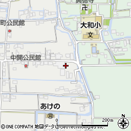 福岡県柳川市大和町明野725-2周辺の地図