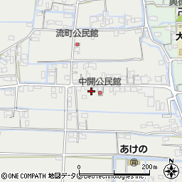 福岡県柳川市大和町明野704周辺の地図