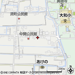 福岡県柳川市大和町明野718周辺の地図