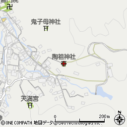 陶祖神社周辺の地図