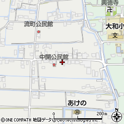 福岡県柳川市大和町明野711周辺の地図