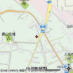 赤坂公民館周辺の地図