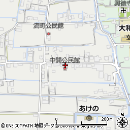 福岡県柳川市大和町明野708周辺の地図