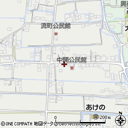 福岡県柳川市大和町明野703周辺の地図
