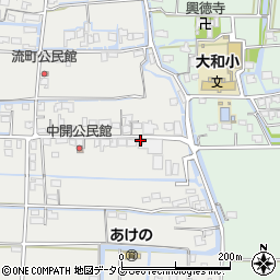 福岡県柳川市大和町明野642周辺の地図