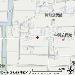 福岡県柳川市大和町明野689周辺の地図