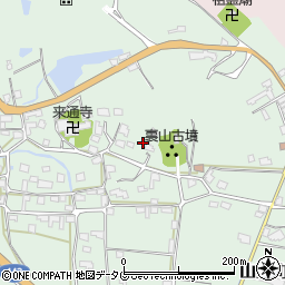 福岡県みやま市山川町尾野884周辺の地図