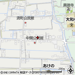 福岡県柳川市大和町明野655周辺の地図