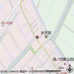 福岡県柳川市大浜町852周辺の地図